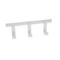 Perchero de pared de acero inoxidable con 3 ganchos