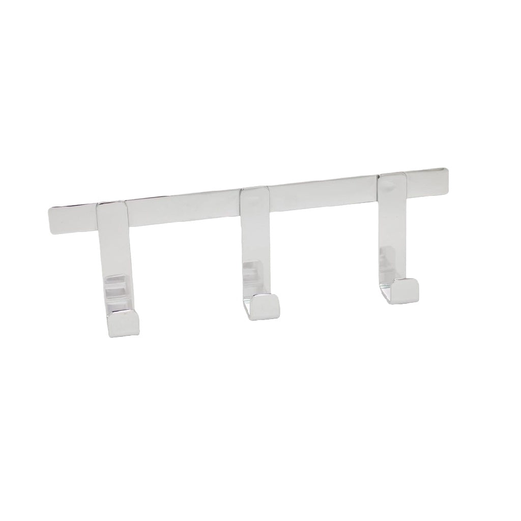 Perchero de pared de acero inoxidable con 3 ganchos