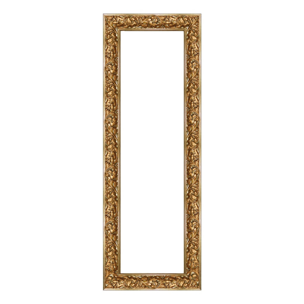 Espejo de Cuerpo Entero con Marco Dorado Ornado